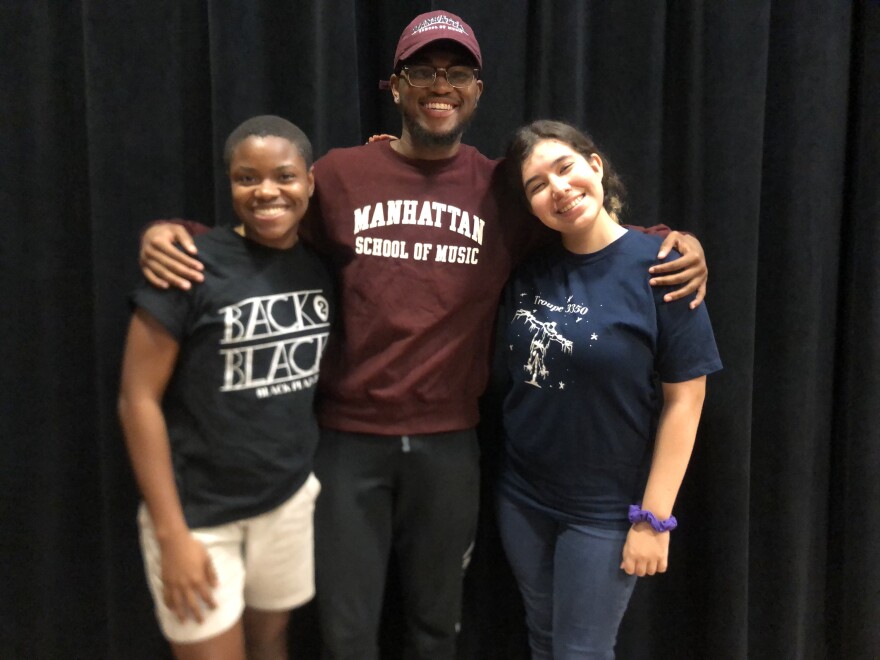  Stara D'Haiti, Zaire Brown and Gina Ruiz are among the performers in Brévo Theatre's Young, Gifted and Brave program. 