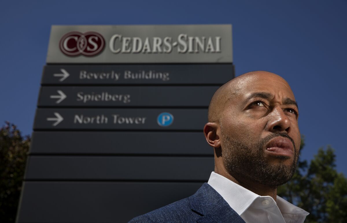 Charles Johnson sued Cedars-Sinai Medical Center twice over his wife's death.