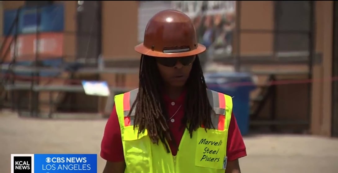 Local business owner, Jacqueline Pruitt, overcomes drug abuse and breaks barriers in the construction world. (KCAL)