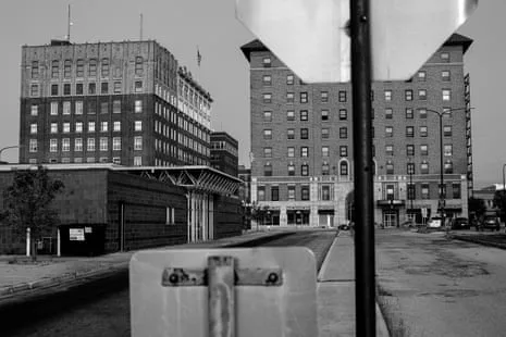 street scene of large buildings