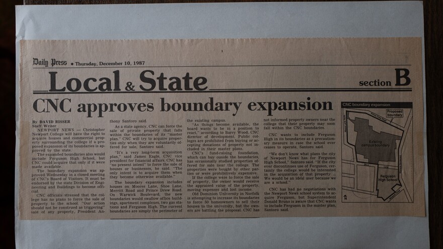 A old newspaper clipping with a banner that says Local and State.