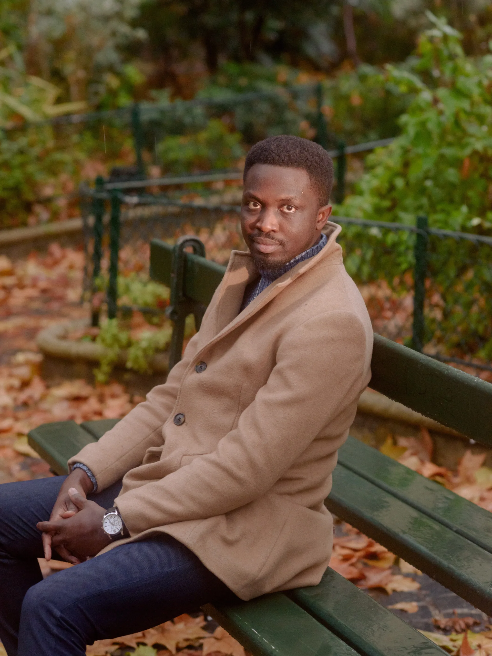 Mohamed Mbougar Sarr photographed by Nick Helderman.