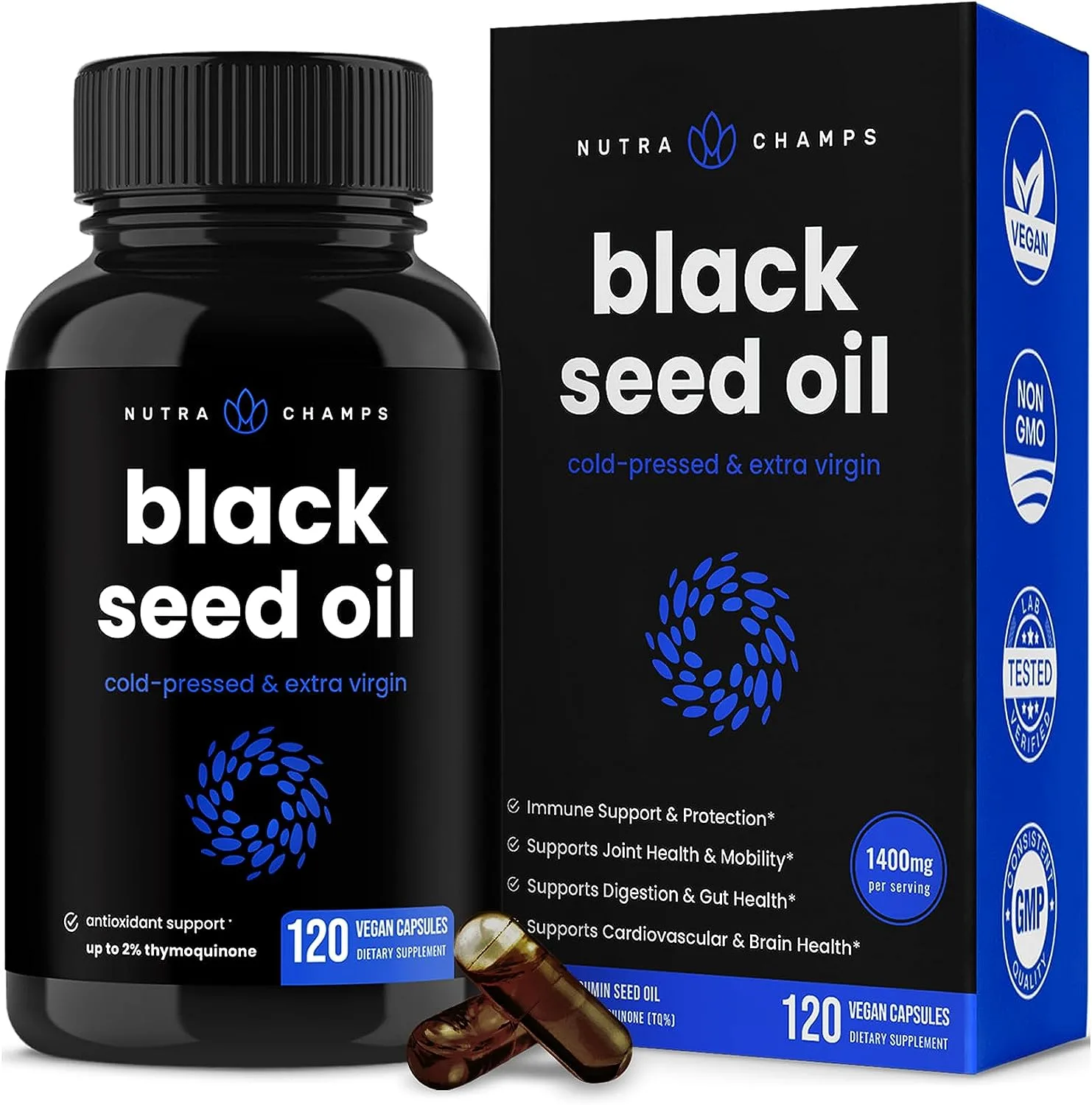 Organic Black Seed Oil Capsules