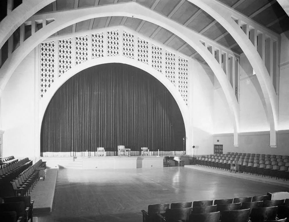 The theater auditorium in 1929.