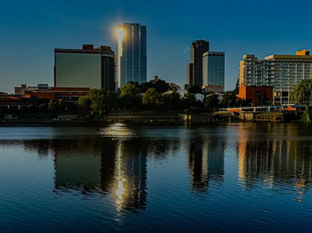 Little Rock Arkansas Skyline