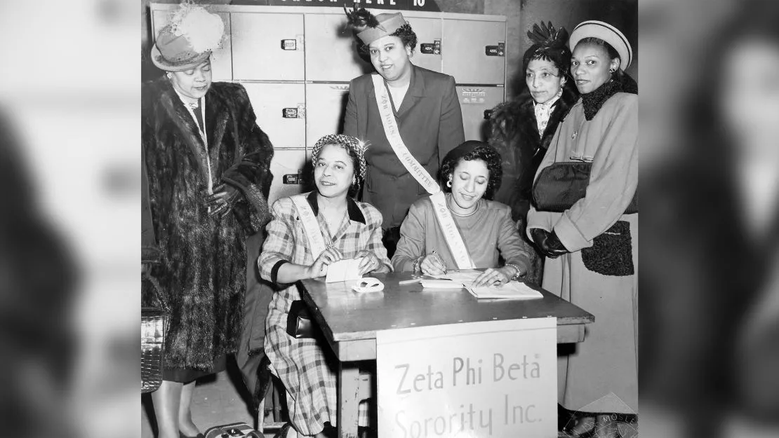 Members of Zeta Phi Beta Sorority, Inc. 1951.