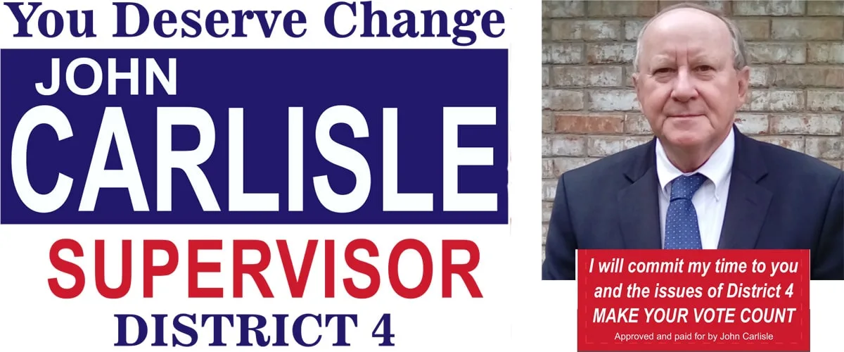 John Carlisle For Supervisor District 4