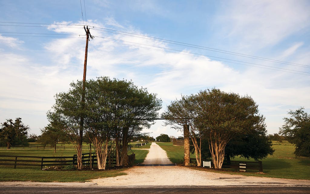 An entrance to the Millican Reserve development.