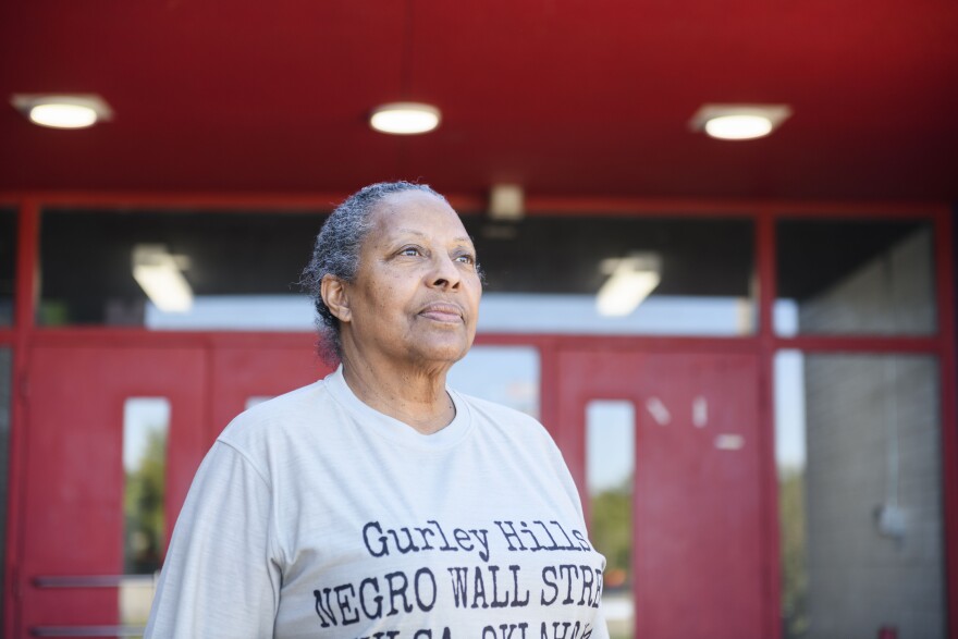 Pamela Scott Vickers signed her grandchildren up for Black History Saturdays. But the program also offers lessons for adults, so Scott Vickers, a retired teacher herself, also attends.