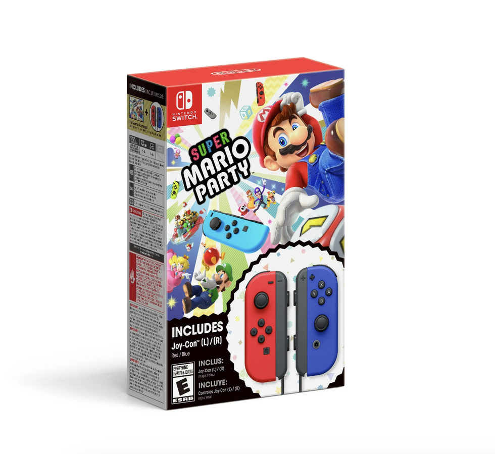 Super Mario Party + Red & Blue Joy-Con Bundle