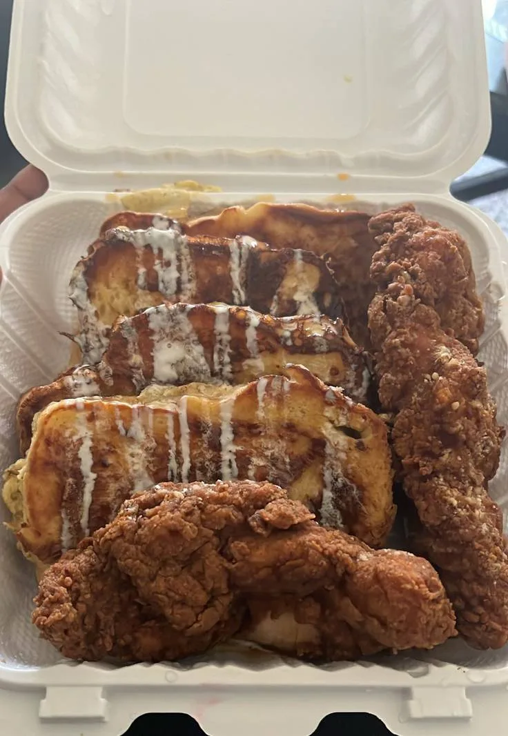 The Chicken & French Toast order from BRUNCH GODS.