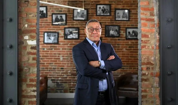 Dr. David Heiber, founder and CEO of Concentric Education Solutions. Photo for 25 Black Marylanders to Watch.(Lloyd Fox/Staff)