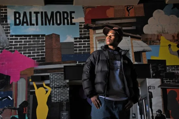 SHAN Wallace is an artist and photographer and designed one of the murals at Camden Yards. SHAN is one of the 25 Black Marylanders to Watch. (Lloyd Fox/Staff photo)