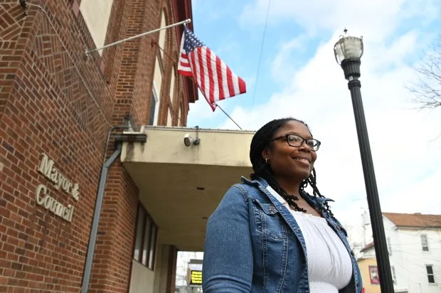 Federalsburg Town Council member Brandy James. Darlene Hammond and Brandy James were elected to the town council in Sept. as the first elected Black council members in the town's 200-year history. Their election followed an NAACP and ACLU-led lawsuit to correct the voting districts to ensure better representation for the town's Black residents.(Lloyd Fox/Staff)