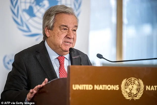 UN chief Antonio Guterres slammed the historic 'discrimination system based on white supremacy'