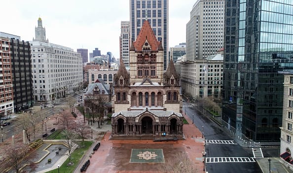 Photograph of Trinity Church in Boston