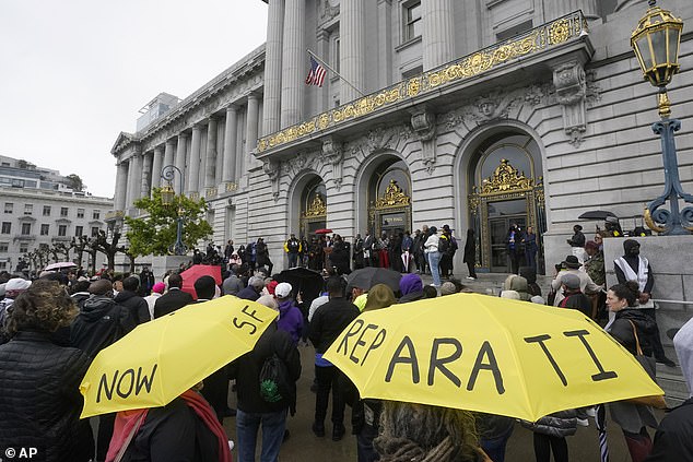 Rallies like this helped propel reparations into California politics, but it remains unclear if they will become law