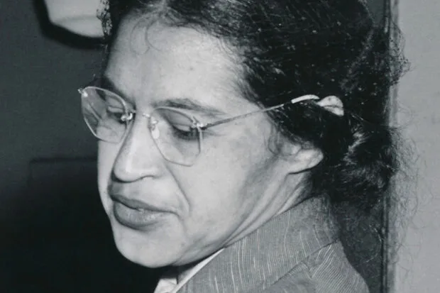 Rosa Parks being fingerprinted on Feb. 22, 1956, as one of the people indicted as leaders of the Montgomery Bus Boycott. She was one of 73 people rounded up by deputies that day after a grand jury charged 113 African Americans for organizing the boycott. This was a few months after her arrest on Dec. 1, 1955, for refusing to give up her seat to a white passenger on a segregated municipal bus in Montgomery, Ala. Photo courtesy of The Commons