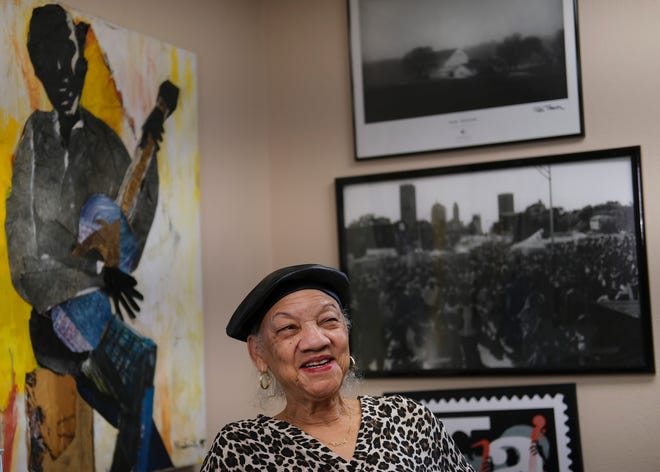 Anita Arnold, 84, is executive director of the Black Liberated Arts Center, just north of the state Capitol.