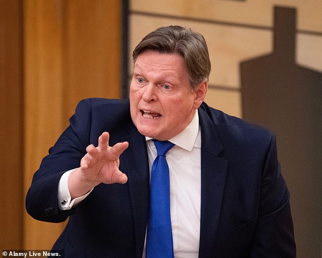 Scottish Tory MSP Stephen Kerr (pictured) said Dr Banner's reasoning 'may have its place in the ivory towers of Russell Group universities' but did not 'speak to the real-world challenges we are facing'