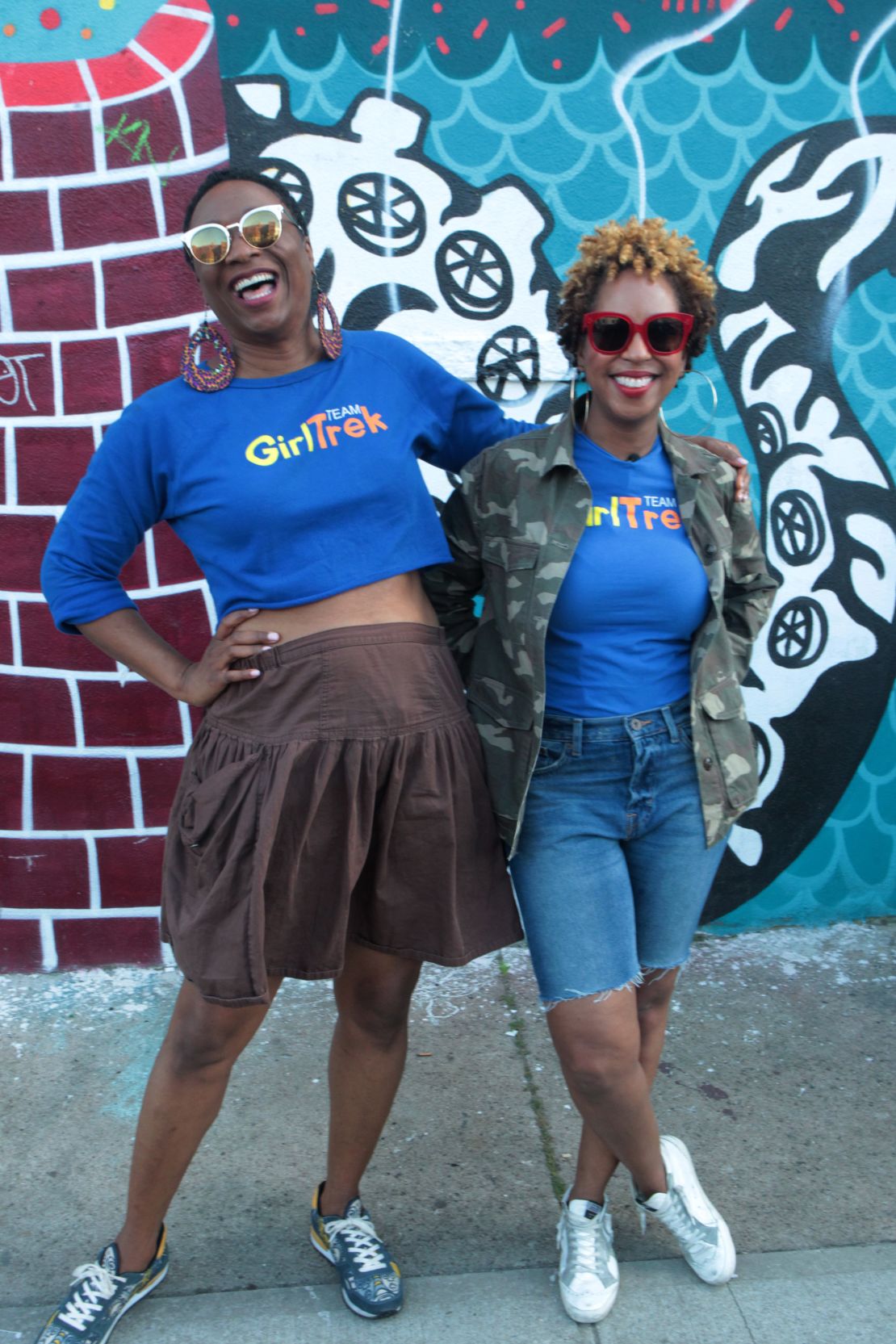 T. Morgan Dixon, left, and Vanessa Garrison founded GirlTrek.