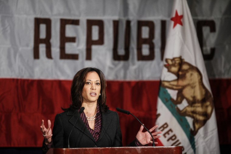 California Attorney General Kamala Harris 