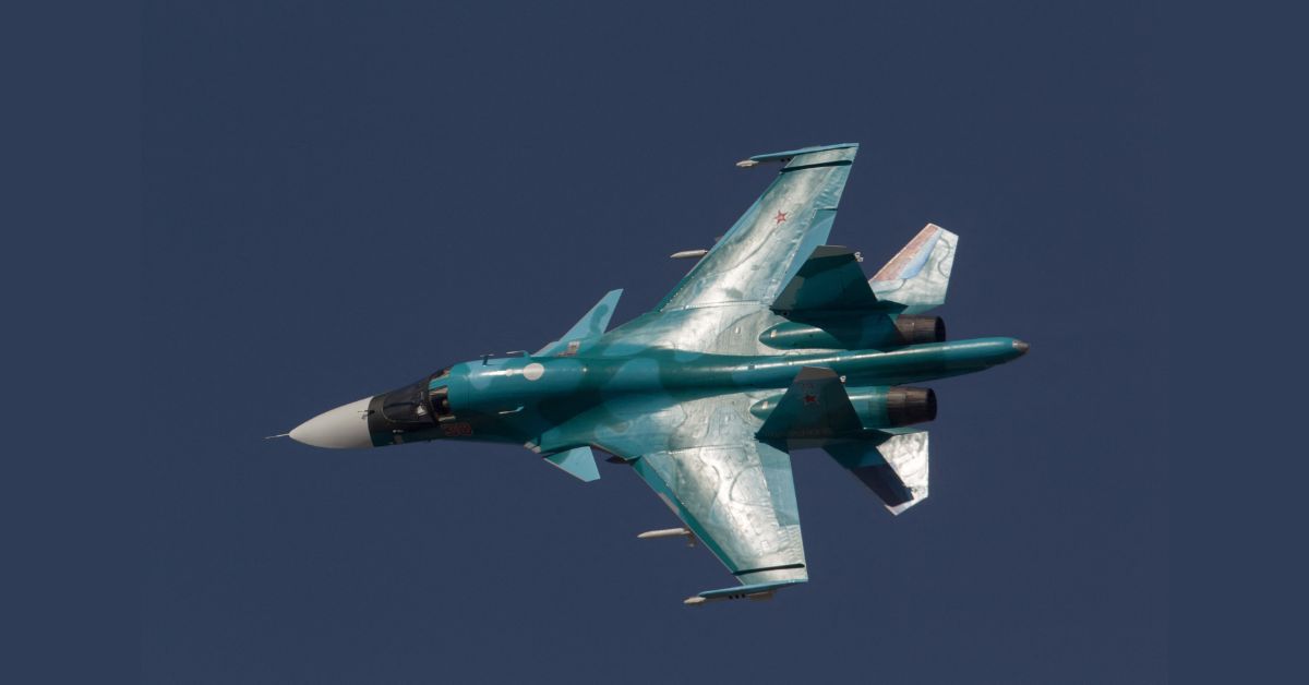 The aircraft responsible for the damage was a Su-34