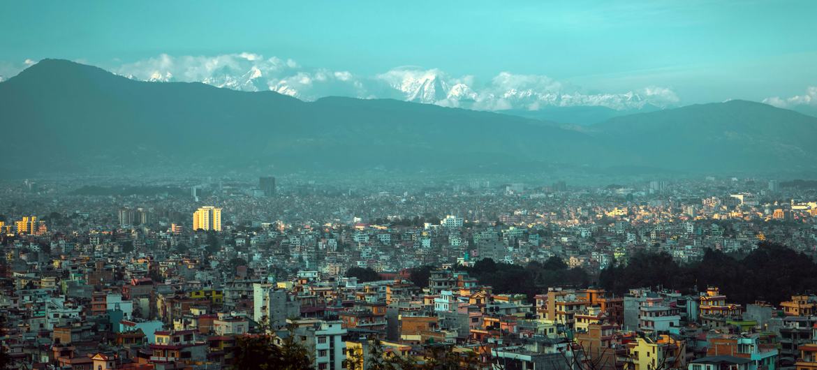 Kathmandu, capital of Nepal.