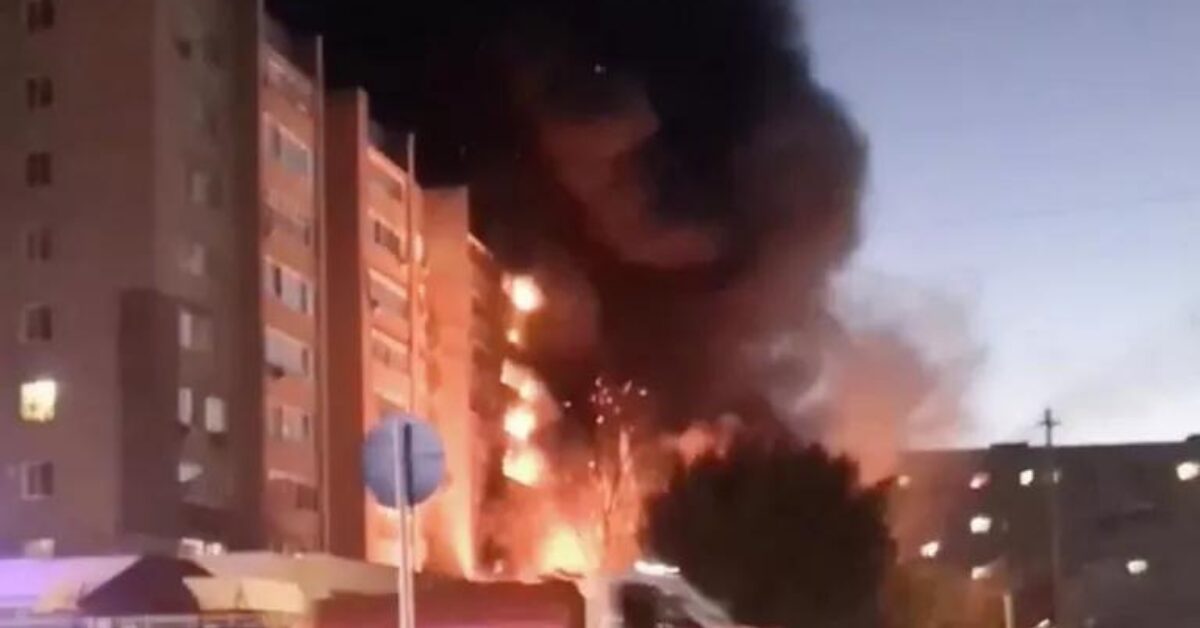 Reports indicate that 114 apartments were damaged by the blaze