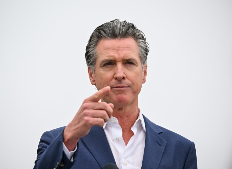 California Gov. Gavin Newsom 