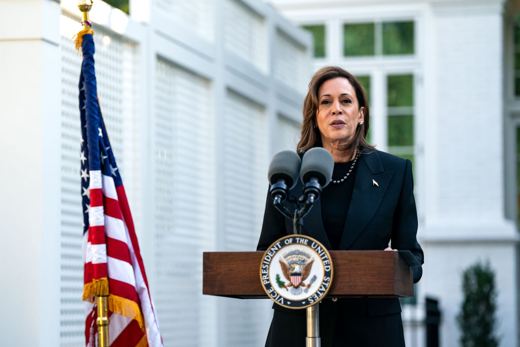 Vice President Kamala Harris Speaks In Washington, DC