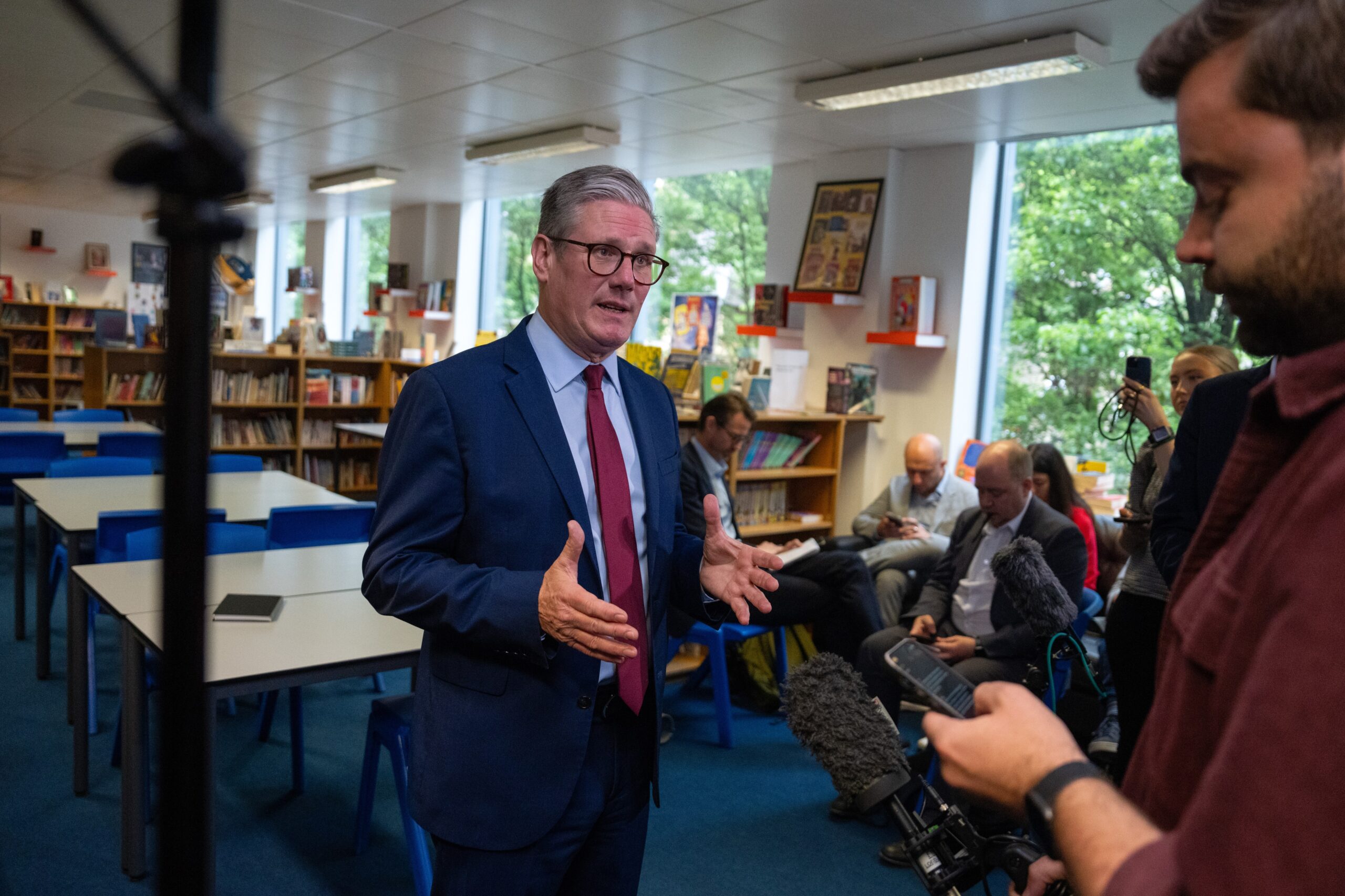 Starmer meeting Londoners on Windrush Day earlier this year