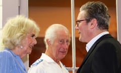 King Charles III and Queen Camilla host a heads of government dinner in Samoa, attended by the British prime minister, Keir Starmer.