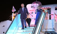 King Charles and Queen Camilla arrive in Australia ahead of their trip to the Commonwealth summit.