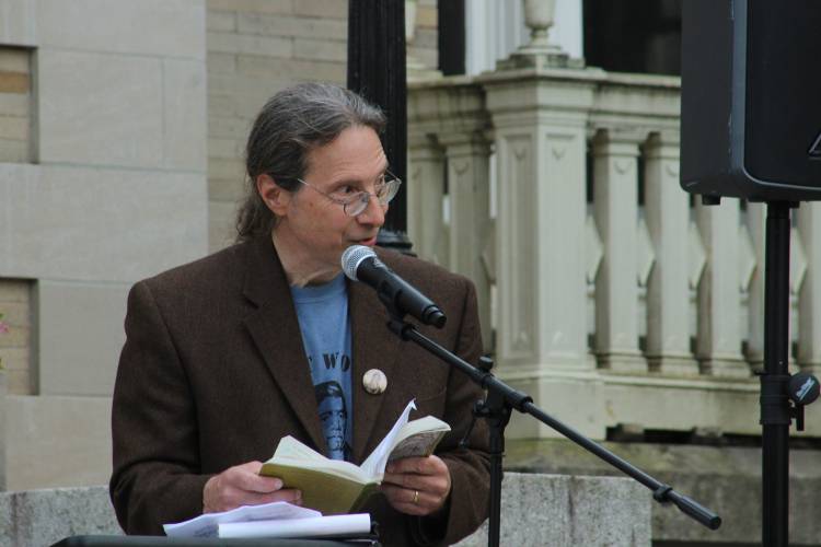 Drew Lopenzina, author of “Through an Indian’s Looking-Glass: A Cultural Biography of William Apess, Pequot,” speaks about the concepts of hospitality and settler colonialism as they relate to Indigenous American history. A two-session book group in Amherst will focus on Lopenzina’s book.