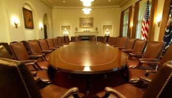 White House Cabinet Room Refurbished After 22 Years