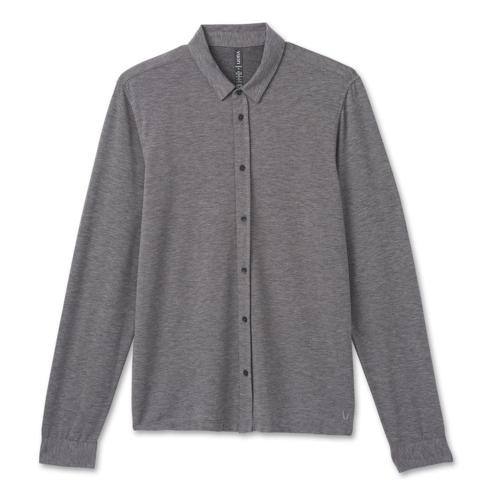 Knit Twill Button Down