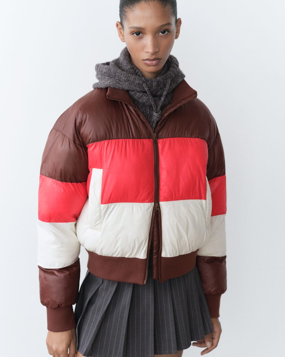 Tricolour Quilted Jacket