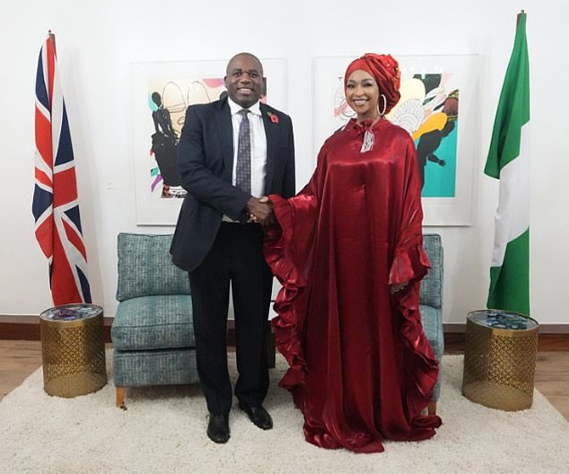 David Lammy met with Hannatu Musawa, Nigeria’s minister of art, culture, tourism and creative economy