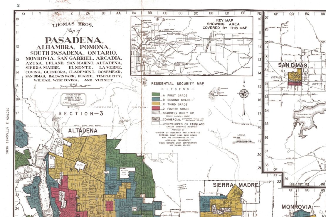 In the 1930s, the federal government mapped out cities in a color-coded system to denote racial covenants.