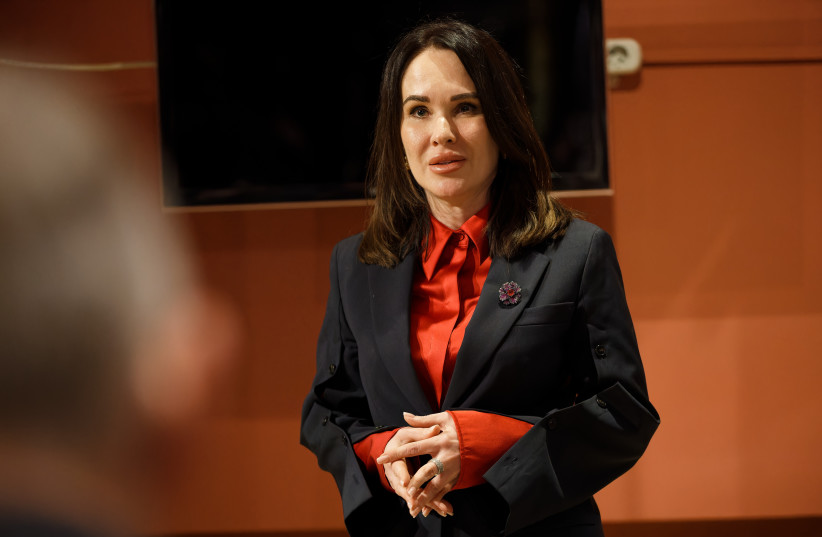  Iryna Mudra, Deputy Ministers of Justice of Ukraine during the presentation of the 'Scythian Gold' collection returned to Ukraine, November 28, 2023. (credit: SHUTTERSTOCK/DMYTRO LARIN)