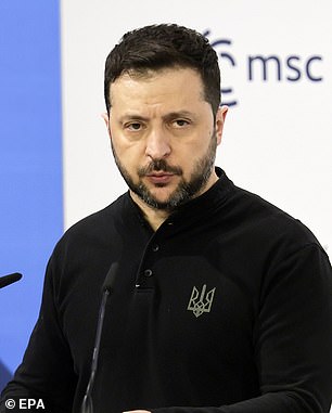 Ukrainian President Volodymyr Zelensky